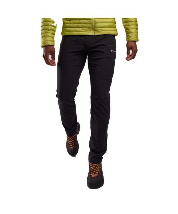 Men's Montane Dynamic Lite Stretch Pants - Regular Leg - Black