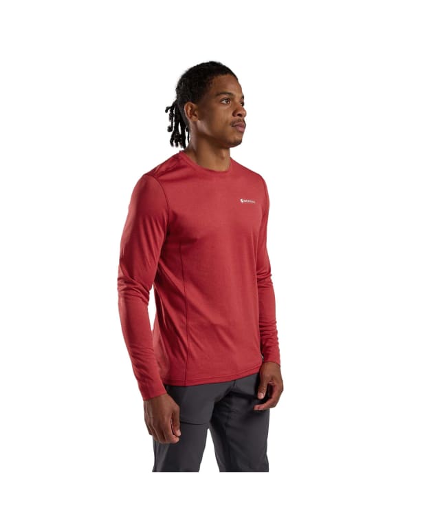 Men's Montane Dart Long Sleeve T-Shirt - Dark Maple