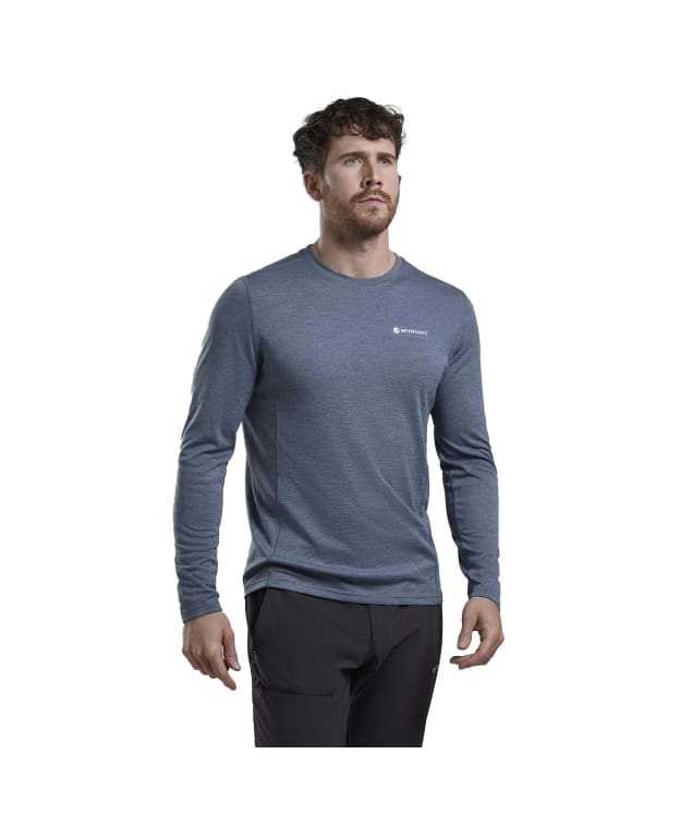 Men's Montane Dart Long Sleeve T-Shirt - Stone Blue