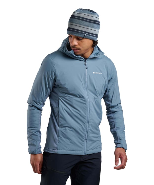 Men's Montane Fireball Lite Insulated Hooded Jacket - Stone Blue