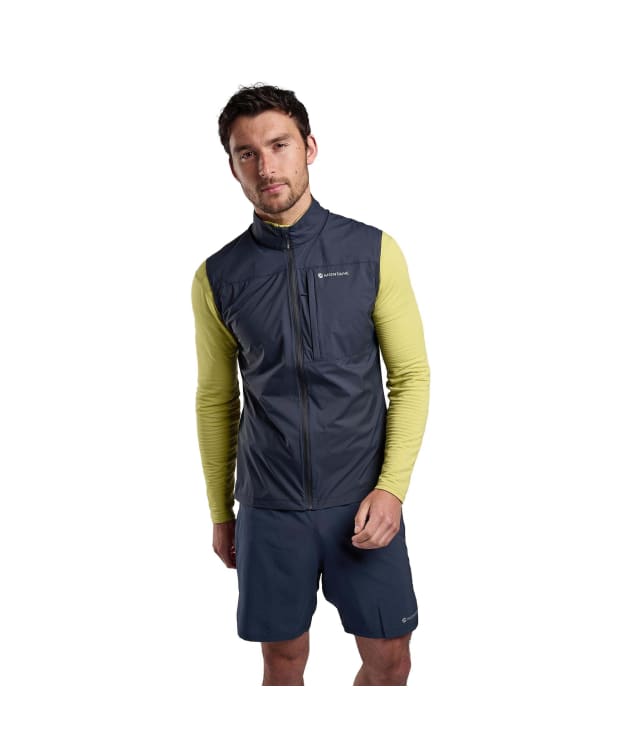 Men's Montane Featherlite Windproof Gilet - Eclipse Blue