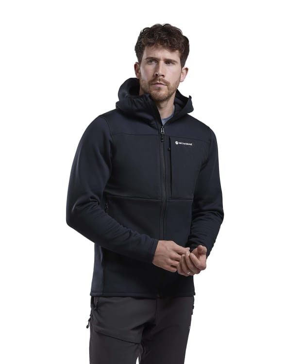 Men's Montane Fury XT Hooded Fleece Jacket - Black