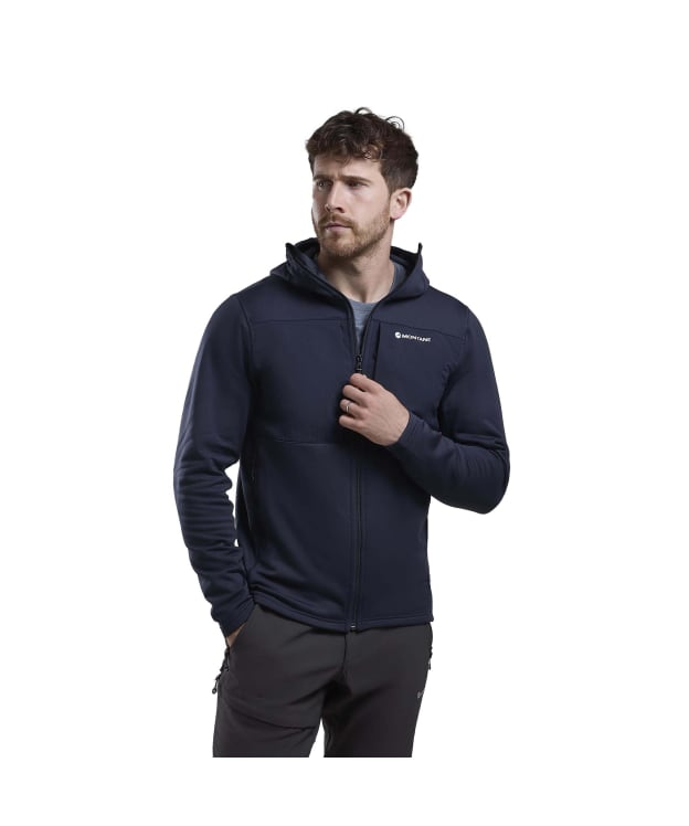 Men's Montane Fury XT Hooded Fleece Jacket - Eclipse Blue