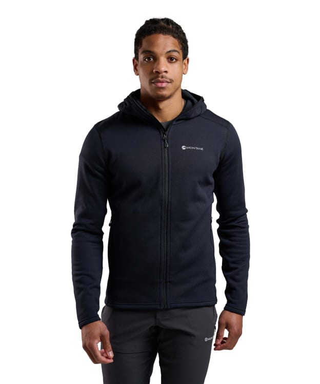 Men's Montane Fury Hooded Fleece Jacket - Black
