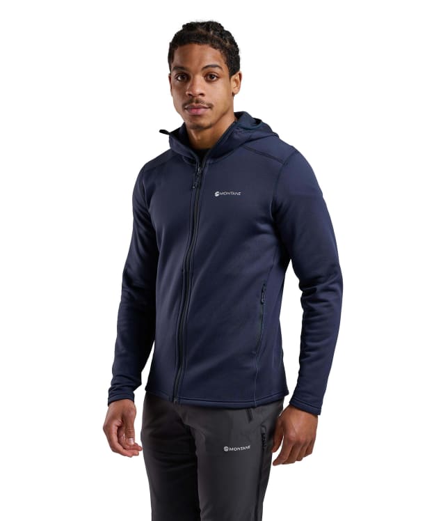 Men's Montane Fury Hooded Fleece Jacket - Eclipse Blue