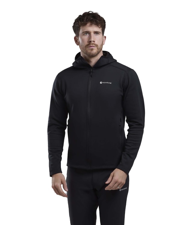 Men's Montane Fury Lite Hooded Fleece Jacket - Black