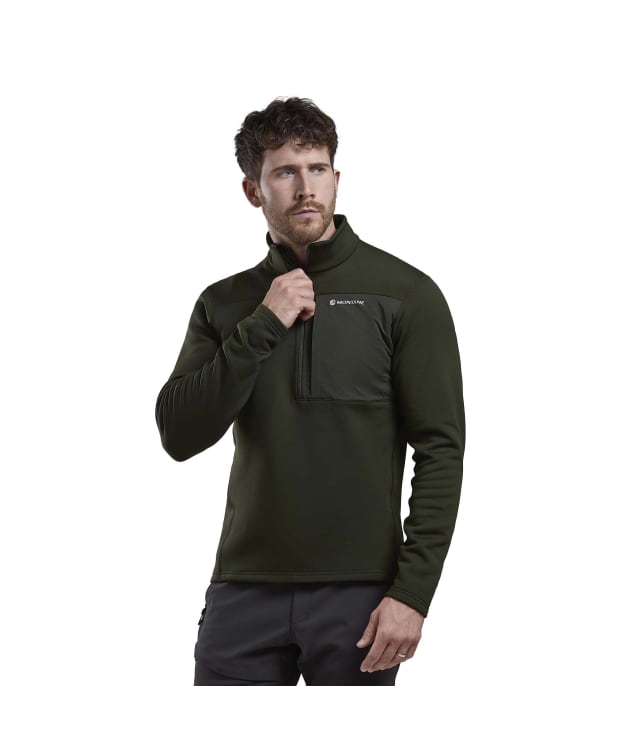 Men's Montane Fury XT Fleece Pull-On - Oak Green