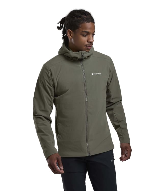 Men's Montane Khamsin Hooded Softshell Jacket - Caper