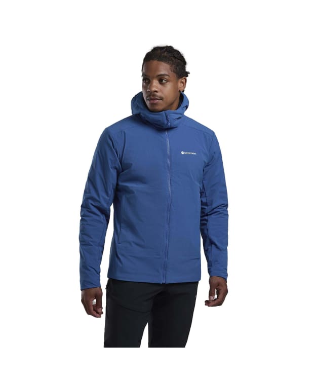Men's Montane Khamsin Hooded Softshell Jacket - Neptune Blue