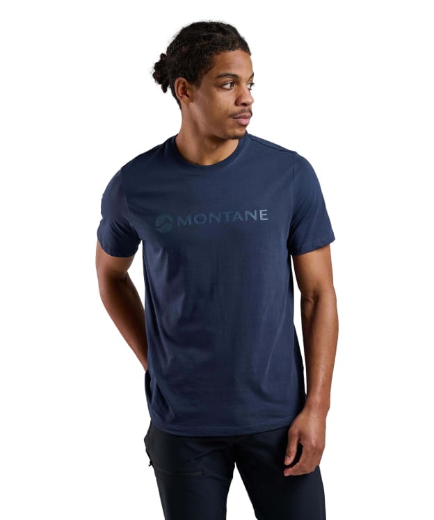 Men's Montane Mono Logo T-Shirt - Eclipse Blue