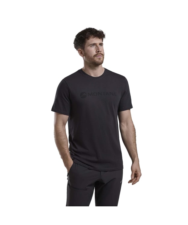 Men's Montane Mono Logo T-Shirt - Midnight Grey