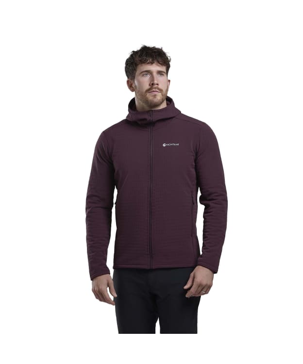 Men's Montane Protium XT Hooded Fleece Jacket - Dark Garnet
