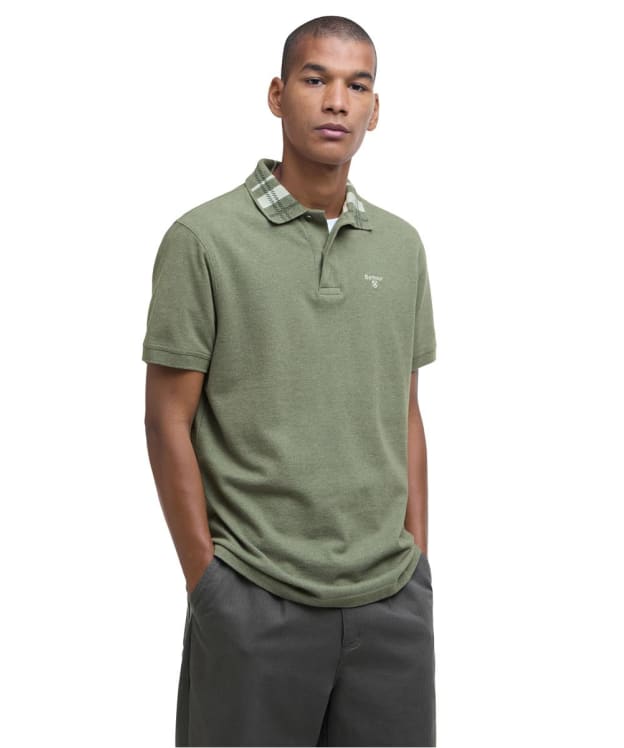 Men's Barbour Trematon Tailored Fit Polo Shirt - Olive Marl