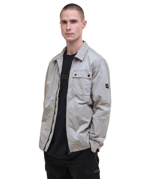 Men's Barbour International Inline Overshirt - Pale Slate