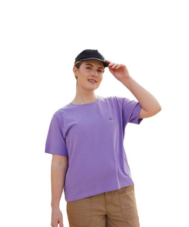 Women's Passenger Clothing Classic Recycled Cotton T-Shirt - Retro Purple