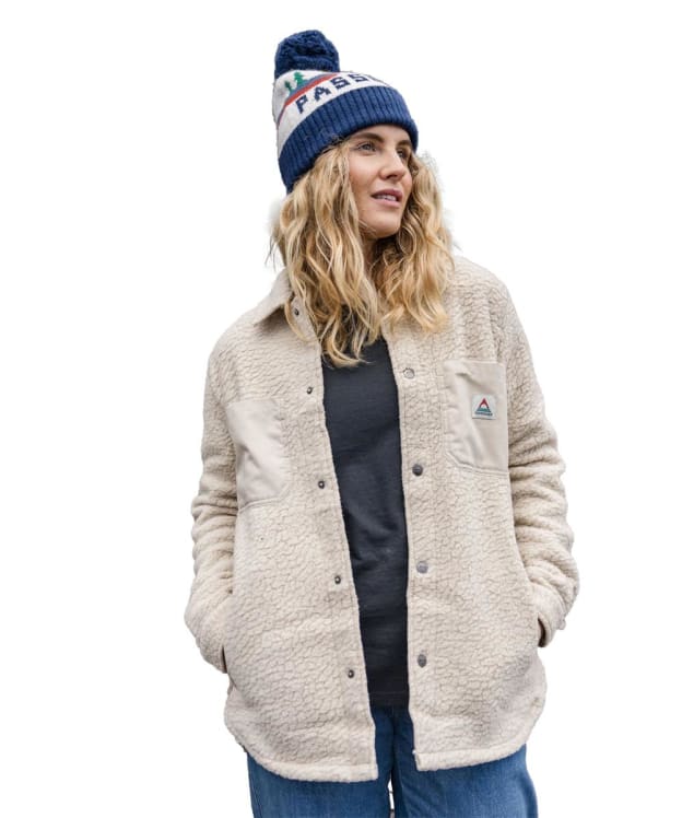 Women’s Passenger Clothing Rappel Recycled Sherpa Oversized Shirt - Oatmeal