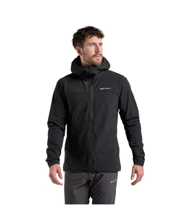 Men's Montane Tenacity Hooded Softshell Jacket - Black