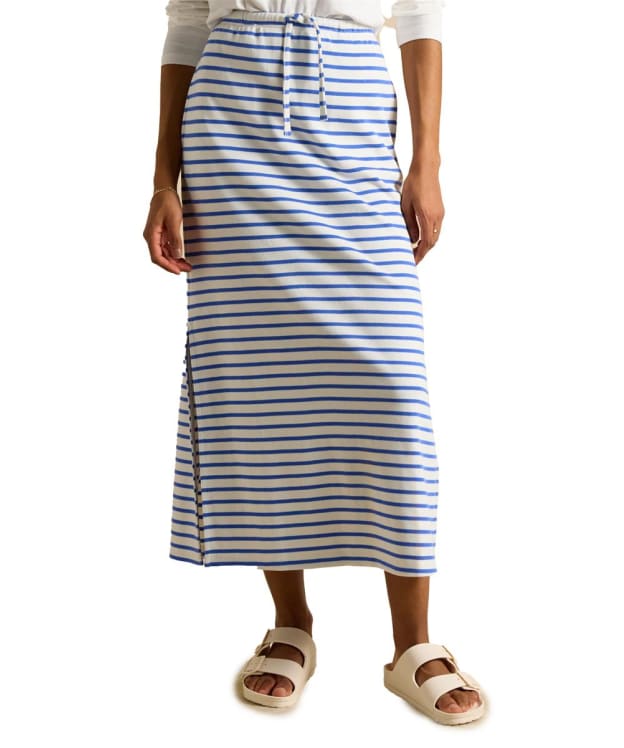 Women’s Joules Harbour A-Line Jersey Skirt - Blue