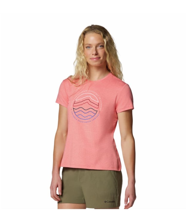 Women's Columbia Sloan Ridge™ Graphic Short Sleeve Tee - Alpenglow