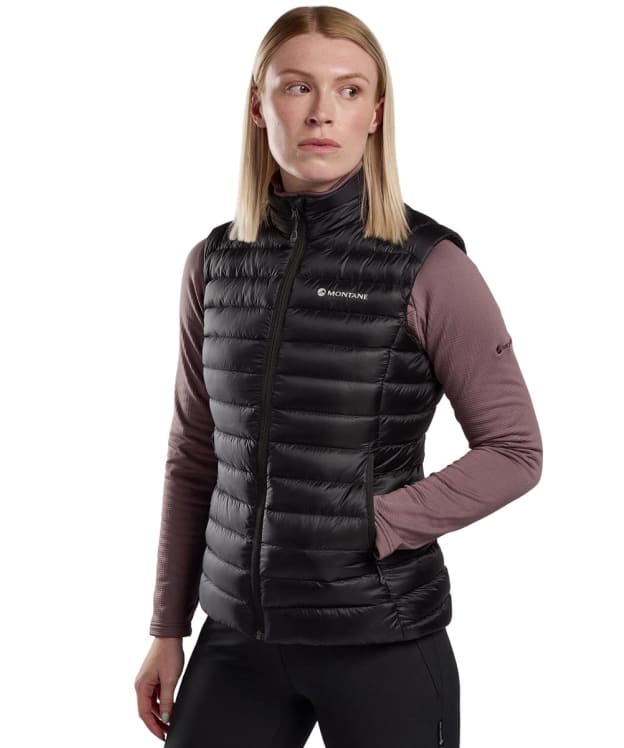 Women's Montane Anti-Freeze Packable Down Gilet - Black