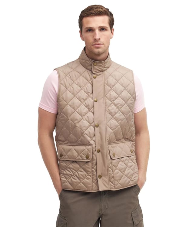 Men's Barbour New Lowerdale Quilted Gilet - Timberwolf