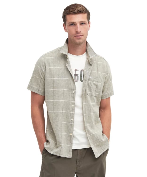 Men's Barbour Swaledale Summer Fit Shirt - Olive