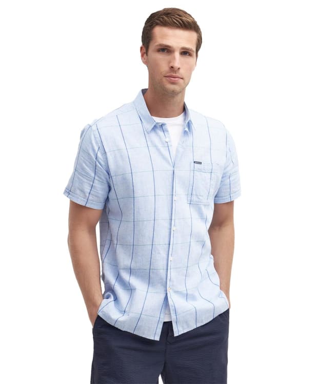 Men's Barbour Swaledale Summer Fit Shirt - Blue