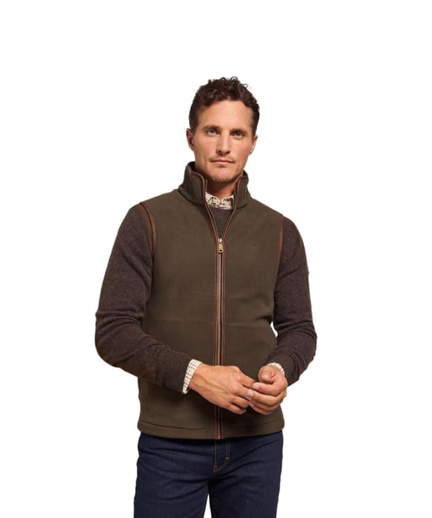 Men's Holland Cooper Country Fleece Gilet - Khaki