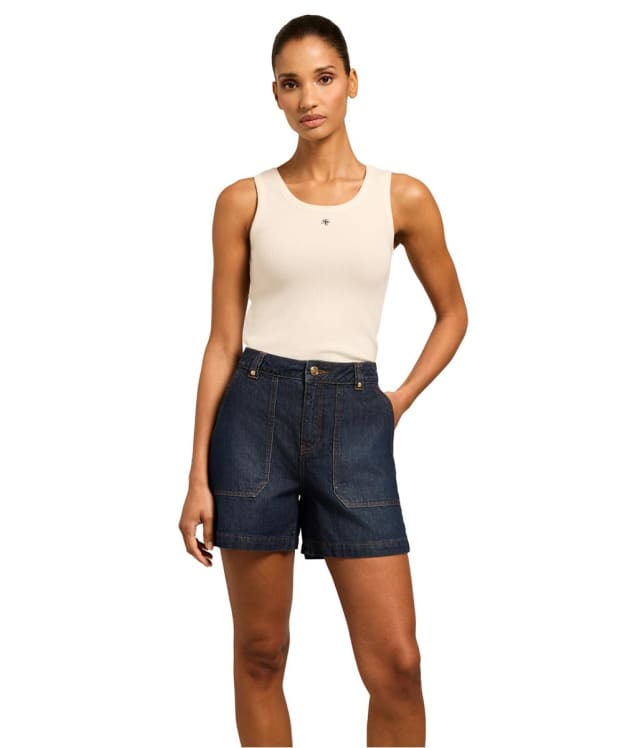 Women’s Holland Cooper Utility Denim Shorts - Deep Indigo