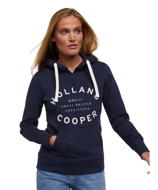 Women’s Holland Cooper Varsity Hoodie - Ink Navy
