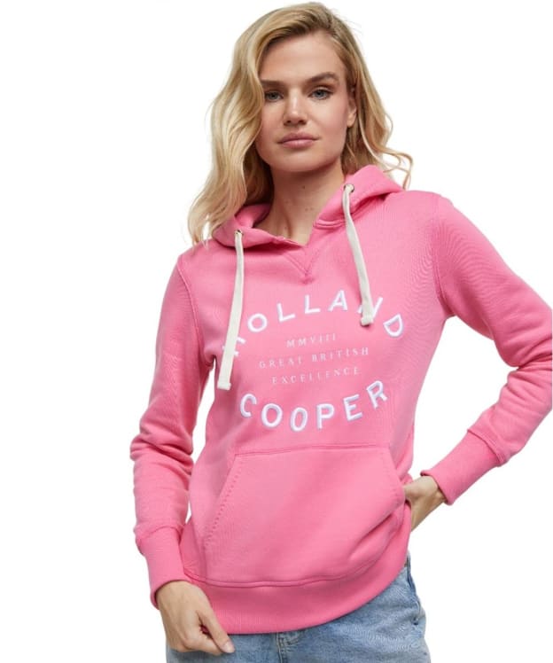 Women’s Holland Cooper Varsity Hoodie - Peony Pink