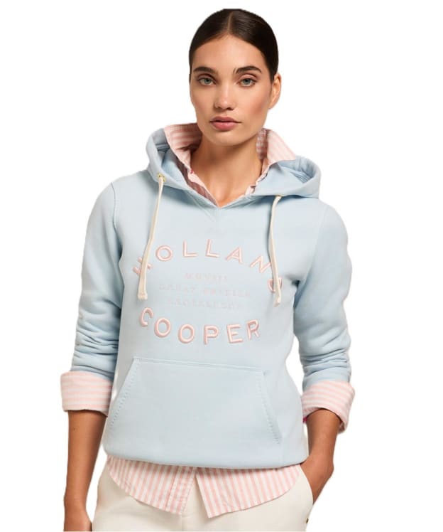 Women’s Holland Cooper Varsity Hoodie - Pale Blue