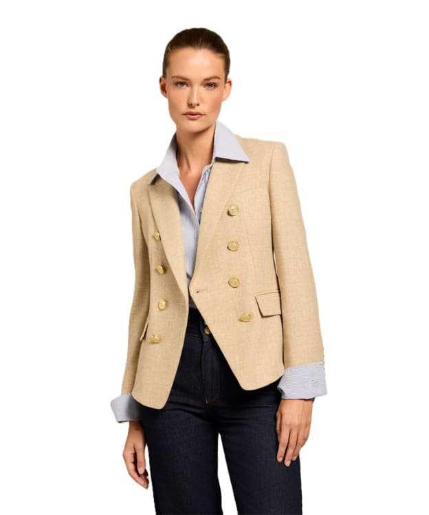 Women’s Holland Cooper Knightsbridge Double Breasted Blazer - Oatmeal