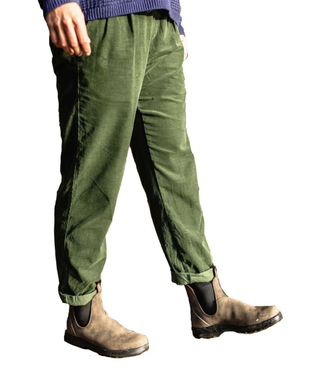 Women’s Passenger Clothing Compass Recycled Corduroy Trousers - Fir Tree