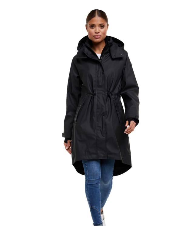 Women's Holland Cooper Chartwell Rain Parka - Black