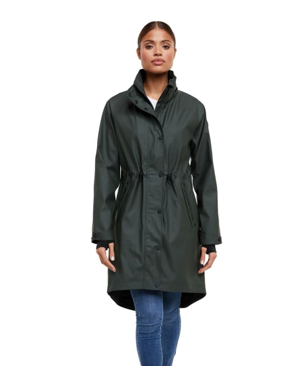 Women's Holland Cooper Chartwell Rain Parka - Evergreen