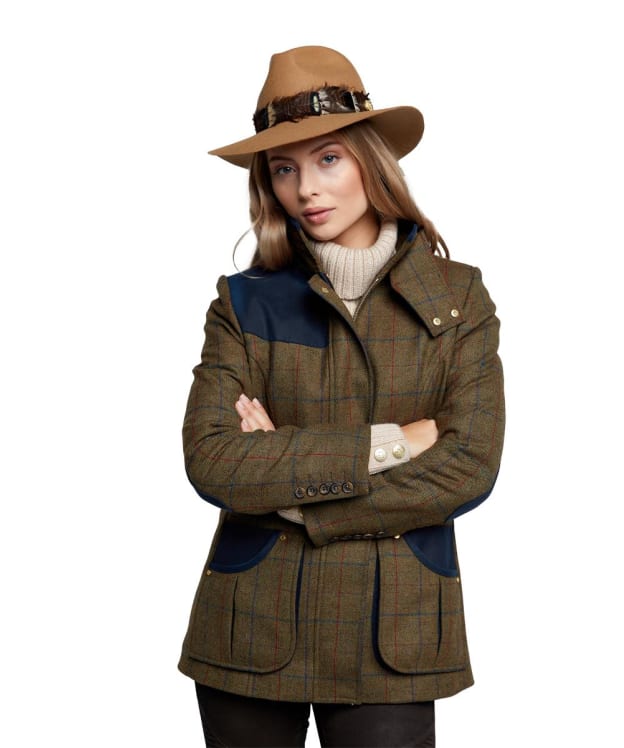 Women’s Holland Cooper Country Classic Tweed Jacket - Glen Green Check