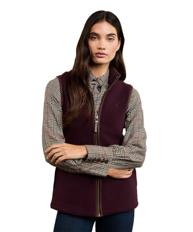 Women's Holland Cooper Country Fleece Gilet - Mulberry