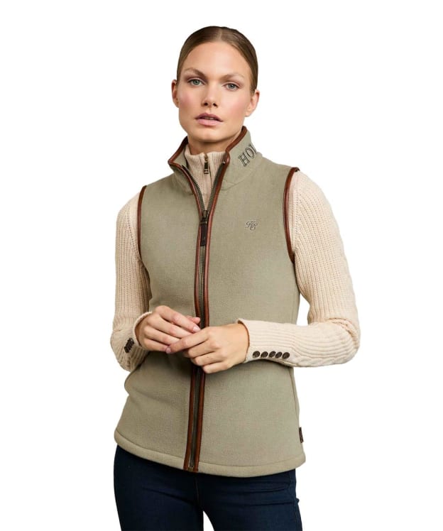 Women's Holland Cooper Country Fleece Gilet - Sage