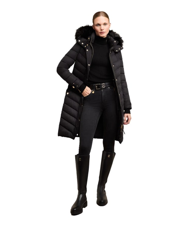 Women's Holland Cooper Chamonix Quilted Coat - Black