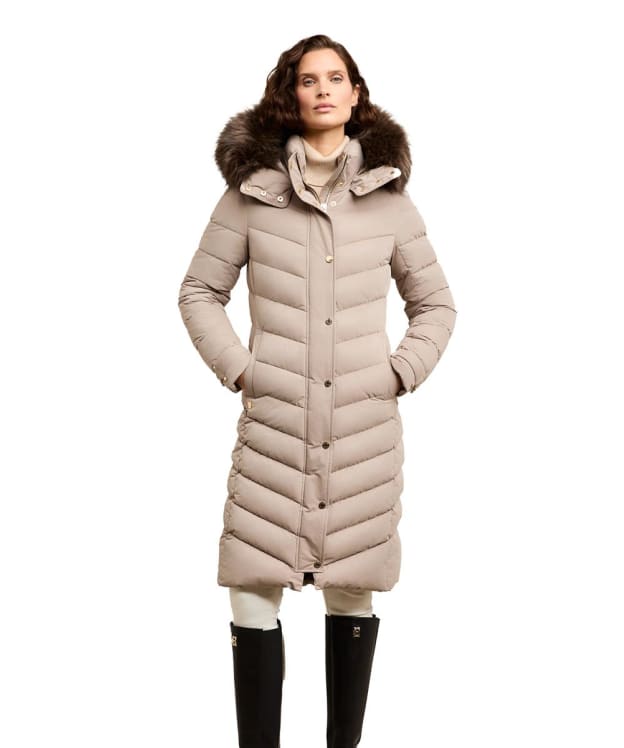 Women's Holland Cooper Chamonix Quilted Coat - Mink
