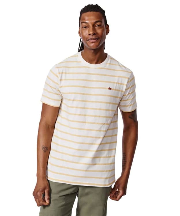 Men's Aubin Berkeley Slub T-Shirt - Yolk Stripe