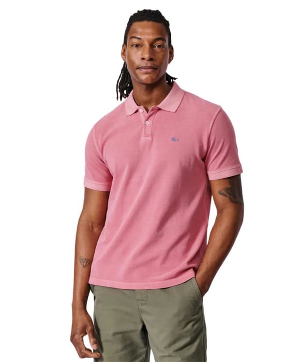 Men's Aubin Lusby Pique Polo Shirt - Pink