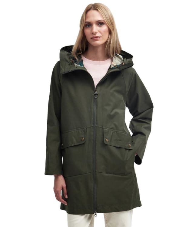 Women's Barbour Heron Waterproof Jacket - Olive