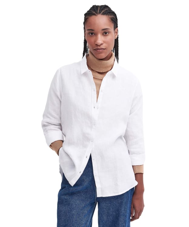 Women's Barbour Marine Shirt - White