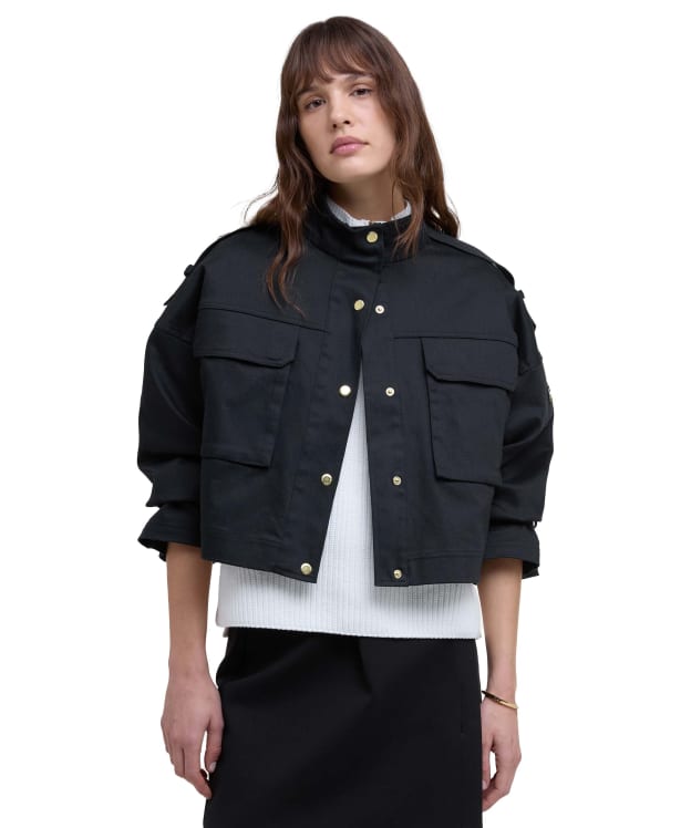 Women's Barbour International Electra Utility Casual Jacket - Black