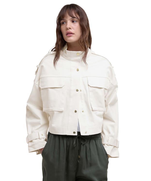 Women's Barbour International Electra Utility Casual Jacket - Neutral