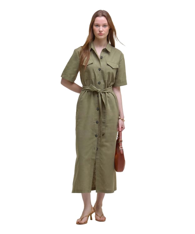 Women's Barbour Nicole Maxi Dress - Dusky Green