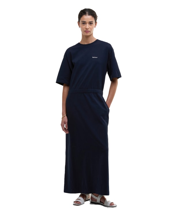 Women's Barbour Jema Maxi Dress - Navy
