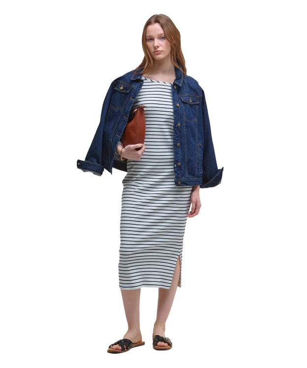 Women's Barbour Blake Midi Dress - Cloud Stripe